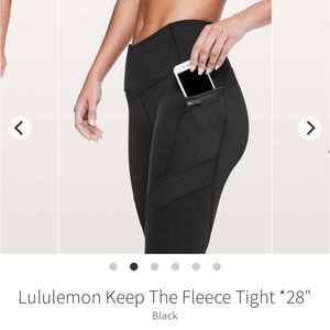 Lululemon Keep The Fleece Tight 28”